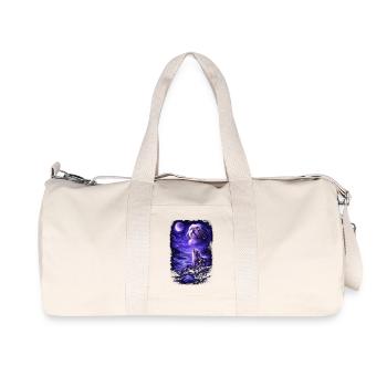 Dog Mom Dog Dad - Recycled Canvas Sports Bag by Stanley/Stella - natural - Front