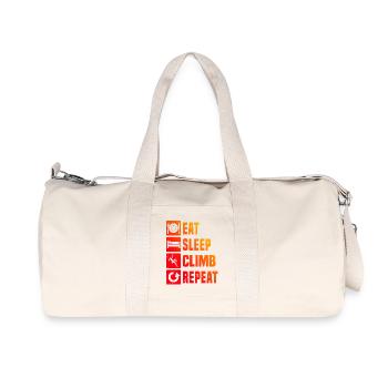 Sport climbing gift idea for a mountaineer - Recycled Canvas Sports Bag by Stanley/Stella - natural - Front