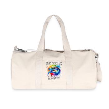 Bluetongue Skink Whisperer - Recycled Canvas Sports Bag by Stanley/Stella - natural - Front