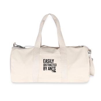 Facilement distraite par les fourmis - Sac de sport en toile recyclée Stanley/Stella - blanc naturel - Devant