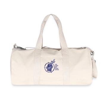 Eat Sleep Rip Packs Repeat-Sammelkarten-Booster - Recycelte Canvas-Sporttasche von Stanley/Stella - Naturweiß - Vorne