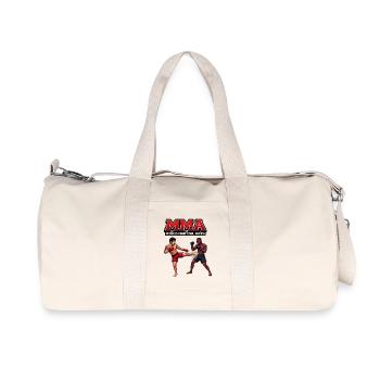 MMA Fighting Duel Pixel Style - Recycled Canvas Sports Bag by Stanley/Stella - natural - Front