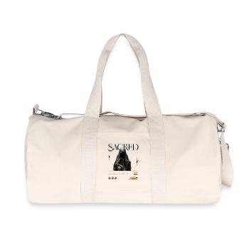 Heiliger Schleier: Goldene Figur - Recycelte Canvas-Sporttasche von Stanley/Stella - Naturweiß - Vorne
