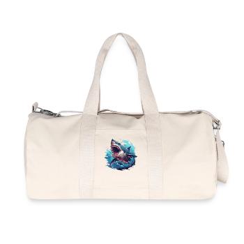 Megalodons Megalodon - Recycled Canvas Sports Bag by Stanley/Stella - natural - Front