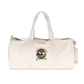 Lustige Paint Horse Sprüche - Recycelte Canvas-Sporttasche von Stanley/Stella - Naturweiß - Vorne