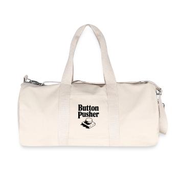 Knopfdrücker - Recycelte Canvas-Sporttasche von Stanley/Stella - Naturweiß - Vorne