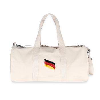 Germany Shirt - Recycled Canvas Sports Bag by Stanley/Stella - natural - Front