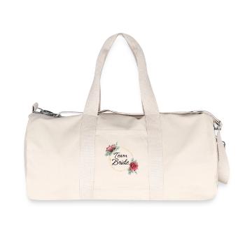 Team Bride Matching - Recycled Canvas Sports Bag by Stanley/Stella - natural - Front