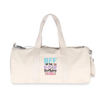 BFF of The K-Pop Birthday Girl - Recycled Canvas Sports Bag by Stanley/Stella - natural - Front