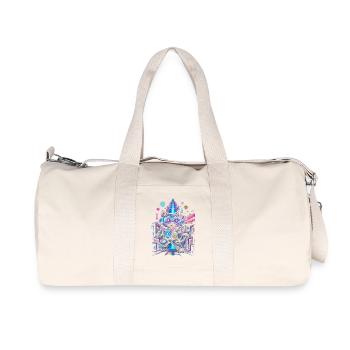 Laser Tag Cat - Sac de sport en toile recyclée Stanley/Stella - blanc naturel - Devant