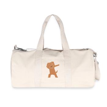Boykin Spaniel - Recycelte Canvas-Sporttasche von Stanley/Stella - Naturweiß - Vorne