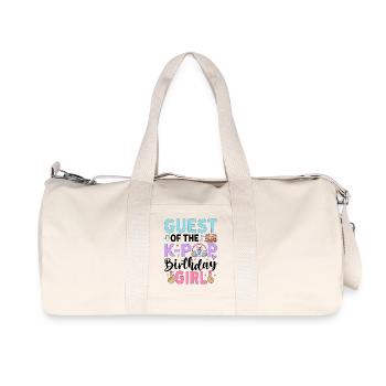Guest Of The K-Pop Birthday Girl - Recycled Canvas Sports Bag by Stanley/Stella - natural - Front