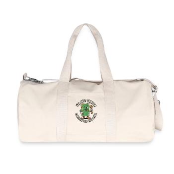 I'll just attack through the back door - Recycled Canvas Sports Bag by Stanley/Stella - natural - Front