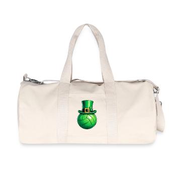 St Patrick's Day Volleyball - Recycled Canvas Sports Bag by Stanley/Stella - natural - Front
