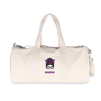 Rheumatoid Arthritis Warrior RA Awareness - Recycled Canvas Sports Bag by Stanley/Stella - natural - Front