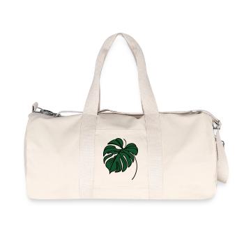 Monstera - Recycled Canvas Sports Bag by Stanley/Stella - natural - Front