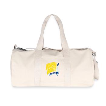 Madeira Route Cabin Crew Travel Design - Recycled Canvas Sports Bag by Stanley/Stella - natural - Front