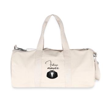 Future mariée - Sac de sport en toile recyclée Stanley/Stella - blanc naturel - Devant