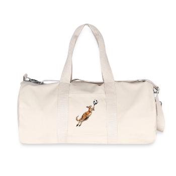 Kangaroo Goalkeeper Football  - Recycled Canvas Sports Bag by Stanley/Stella - natural - Front
