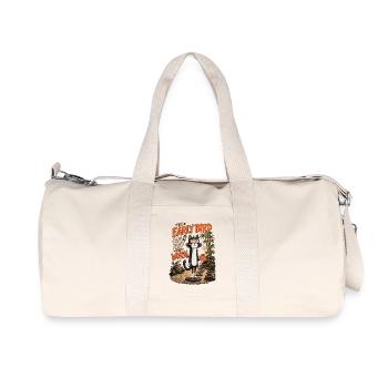 Early Bird Keeps The Worm Cat - Recycled Canvas Sports Bag by Stanley/Stella - natural - Front