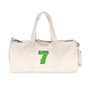 tarnungsfarbe Nummer sieben  - Recycelte Canvas-Sporttasche von Stanley/Stella - Naturweiß - Vorne