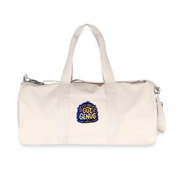 Du bist gut genug - Recycelte Canvas-Sporttasche von Stanley/Stella - Naturweiß - Vorne