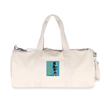 La vie est dure mais au moins je ne suis pas assez bête - Sac de sport en toile recyclée Stanley/Stella - blanc naturel - Devant
