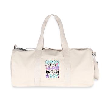 Grandpa of The K-Pop Birthday Boy - Recycled Canvas Sports Bag by Stanley/Stella - natural - Front
