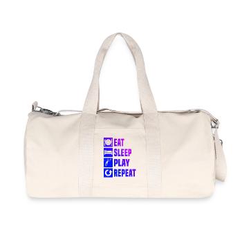 Idée cadeau pour un tennis avec tennis - Sac de sport en toile recyclée Stanley/Stella - blanc naturel - Devant