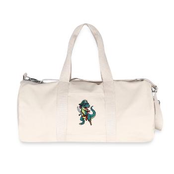 Humour de Pirate Dinosaure T Rex Boucanier - Sac de sport en toile recyclée Stanley/Stella - blanc naturel - Devant