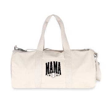 Balle de Baseball Softball | Design Minimaliste - Sac de sport en toile recyclée Stanley/Stella - blanc naturel - Devant