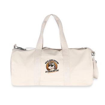 Bin Da Kann Losgehen Es Eskaliert Eh Einhorn Party - Recycelte Canvas-Sporttasche von Stanley/Stella - Naturweiß - Vorne
