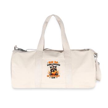 Kann Losgehen Es Eskaliert Eh Waschbär Party - Recycelte Canvas-Sporttasche von Stanley/Stella - Naturweiß - Vorne