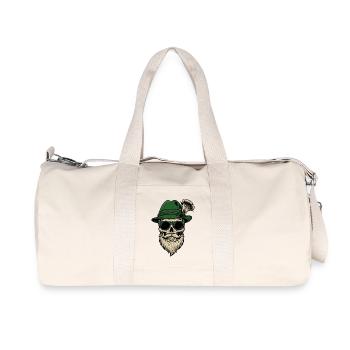Festival folklorique traditionnel de remplacement du costume Bavière - Sac de sport en toile recyclée Stanley/Stella - blanc naturel - Devant