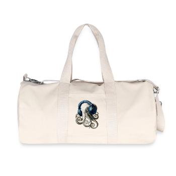 Octopus Octopus Octopus Sea Octopus - Recycled Canvas Sports Bag by Stanley/Stella - natural - Front