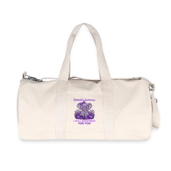 I'll Remember for You – Dementia Education - Recycled Canvas Sports Bag by Stanley/Stella - natural - Front