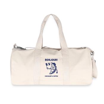 Breakfast Funny Brunch Coffee Food Bacon Lovers - Recycled Canvas Sports Bag by Stanley/Stella - natural - Front