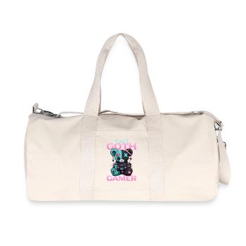Pastel Goth Soft Goth Gaming Gamer - Recycled Canvas Sports Bag by Stanley/Stella - natural - Front