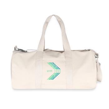 1955 Limited Edition Geburtstag Herren Damen Sport - Recycelte Canvas-Sporttasche von Stanley/Stella - Naturweiß - Vorne