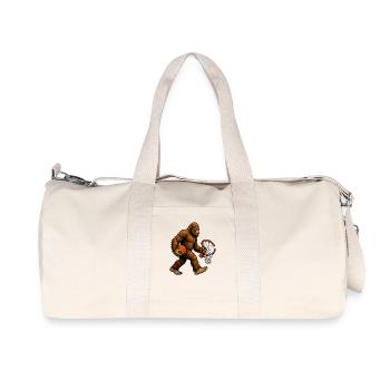 Basket-ball Bigfoot Sasquatch Drôle de Bigfoot - Sac de sport en toile recyclée Stanley/Stella - blanc naturel - Devant