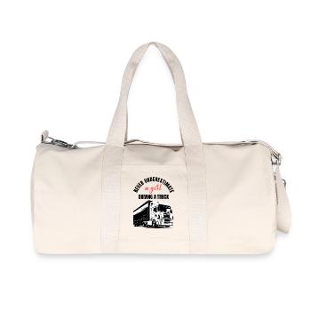 Mädchen-LKW-Fahrerin - Recycelte Canvas-Sporttasche von Stanley/Stella - Naturweiß - Vorne