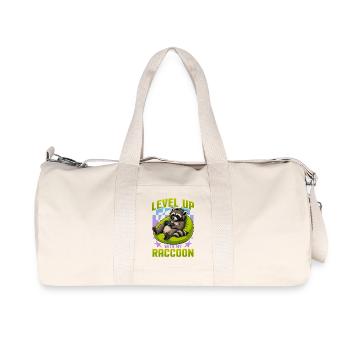 Gamer Gaming Cat Video Game - Recycelte Canvas-Sporttasche von Stanley/Stella - Naturweiß - Vorne