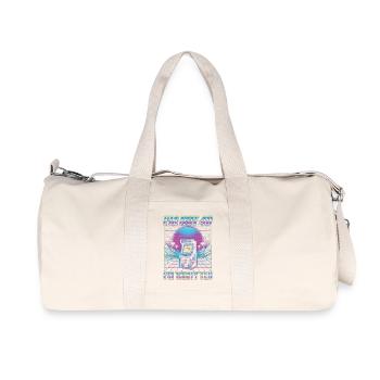 I'm not 40 Im 30 Ten Birthday - Recycelte Canvas-Sporttasche von Stanley/Stella - Naturweiß - Vorne
