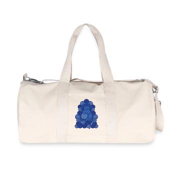 Lustige Häkelkatzen-Häkel-Garn-Liebhaber - Recycelte Canvas-Sporttasche von Stanley/Stella - Naturweiß - Vorne
