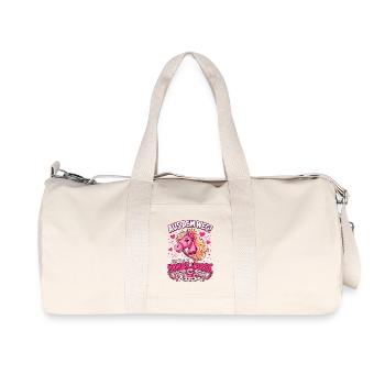 Aus dem Weg Ich bin ein Hobby Horse - Recycelte Canvas-Sporttasche von Stanley/Stella - Naturweiß - Vorne