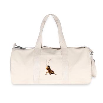 Kakerlake Küchenschabe Insekten Schabe Kakerlaken - Recycelte Canvas-Sporttasche von Stanley/Stella - Naturweiß - Vorne