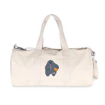 Mole Basketball Player Basketball - Recycled Canvas Sports Bag by Stanley/Stella - natural - Front