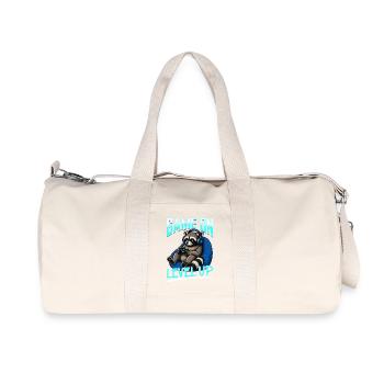 Gamer Gaming Raccoon Video Game - Recycelte Canvas-Sporttasche von Stanley/Stella - Naturweiß - Vorne