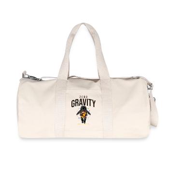 Zero Gravity Astronaut Erde Weltraum - Recycelte Canvas-Sporttasche von Stanley/Stella - Naturweiß - Vorne