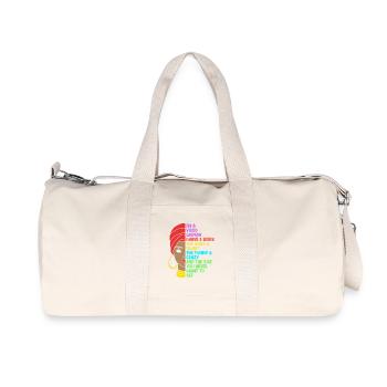 Sternzeichen Jungfrau - Recycelte Canvas-Sporttasche von Stanley/Stella - Naturweiß - Vorne